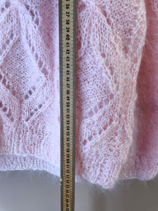 Sweet Pink Oversize Mohair Jumper XL