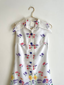 Lovely 70s Cotton Mini Dress S