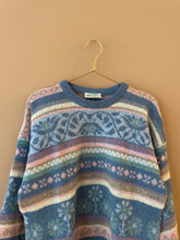 Cargar imagen en el visor de la galería, Jacquard 90s Vintage Sweater L