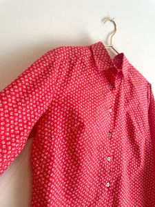 Lovely Liberty Print Red Shirt M