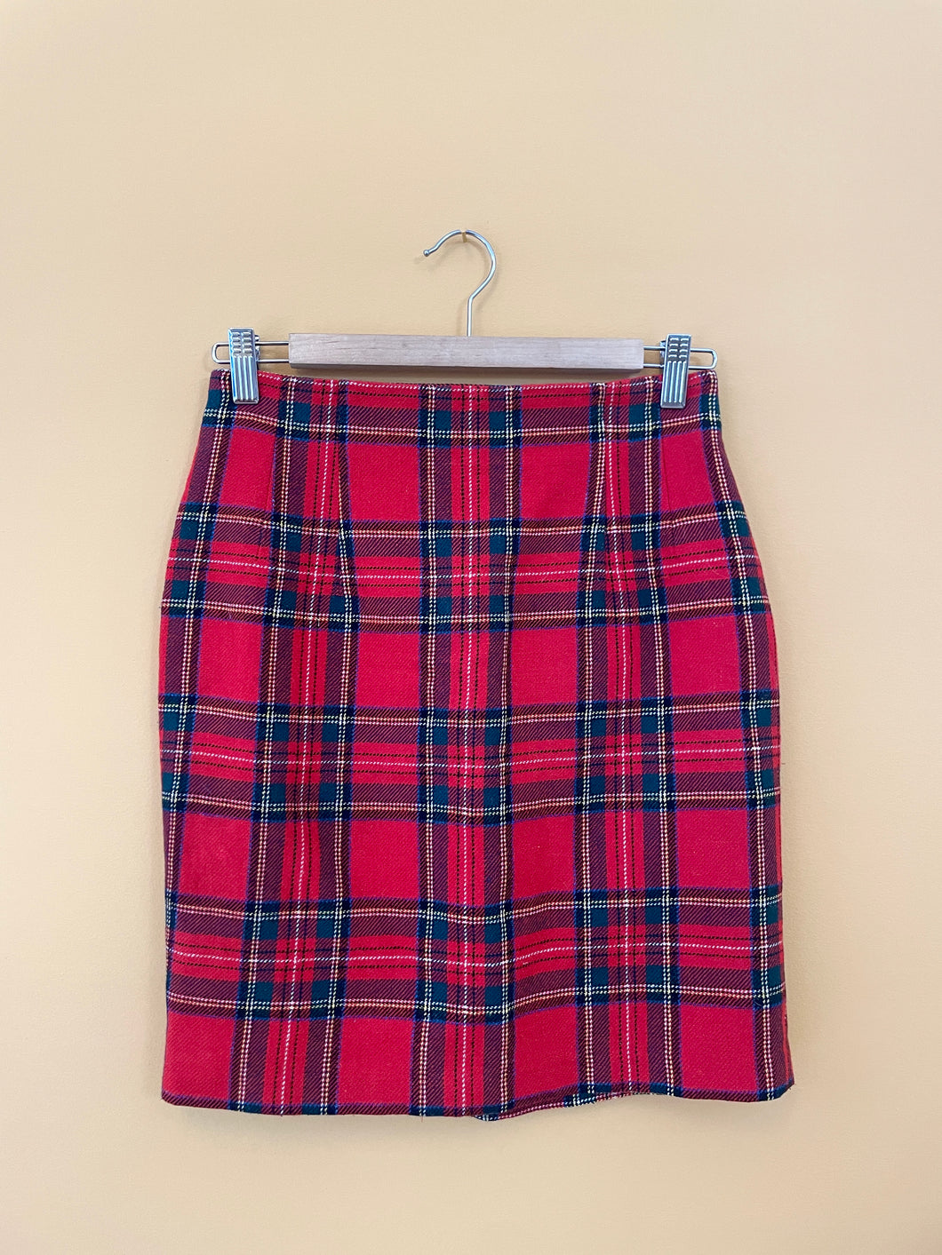 Tartan Plaid Vintage Mini Skirt S