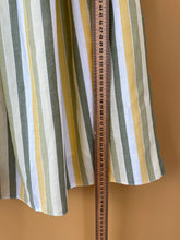 Cargar imagen en el visor de la galería, Vertical Striped Midi Skirt M
