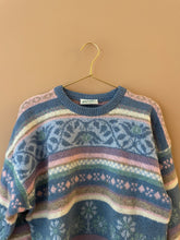 Cargar imagen en el visor de la galería, Jacquard 90s Vintage Sweater L