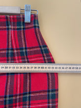 Cargar imagen en el visor de la galería, Tartan Plaid Vintage Mini Skirt S