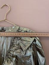 Cargar imagen en el visor de la galería, Blouse for a late 1970s gold evening M