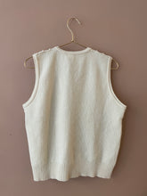Cargar imagen en el visor de la galería, Cream Embroidered Vintage Vest M