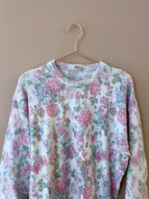 Cargar imagen en el visor de la galería, Floral Print Mohair Vintage Jumper M-L