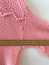 Cargar imagen en el visor de la galería, Lovely Pink 80s Knitted Sweater XL