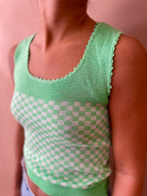 Cargar imagen en el visor de la galería, Lime soda knit tank XS