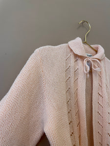 Soft Collared Knit Cardigan S