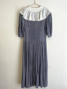 Ruffle Cotton Midi Dress L-XL