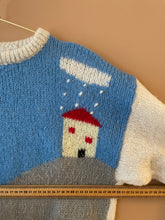 Cargar imagen en el visor de la galería, Landscape Handmade Knitted Sweater M
