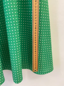 Green Polka Dot Vintage Dress M-L
