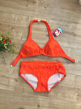 Cargar imagen en el visor de la galería, Iconic Orange 70s Vintage Bikini 34 36