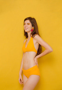 Iconic Yellow 70s Vintage Bikini 36-38