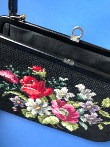 Gorgeous Embroidered Leather Handbag