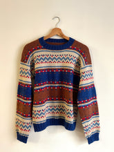 Cargar imagen en el visor de la galería, Colorful Vintage Geometric Sweater S-M