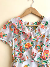 Cargar imagen en el visor de la galería, Transparent Ruffle 70s Mini Dress XS